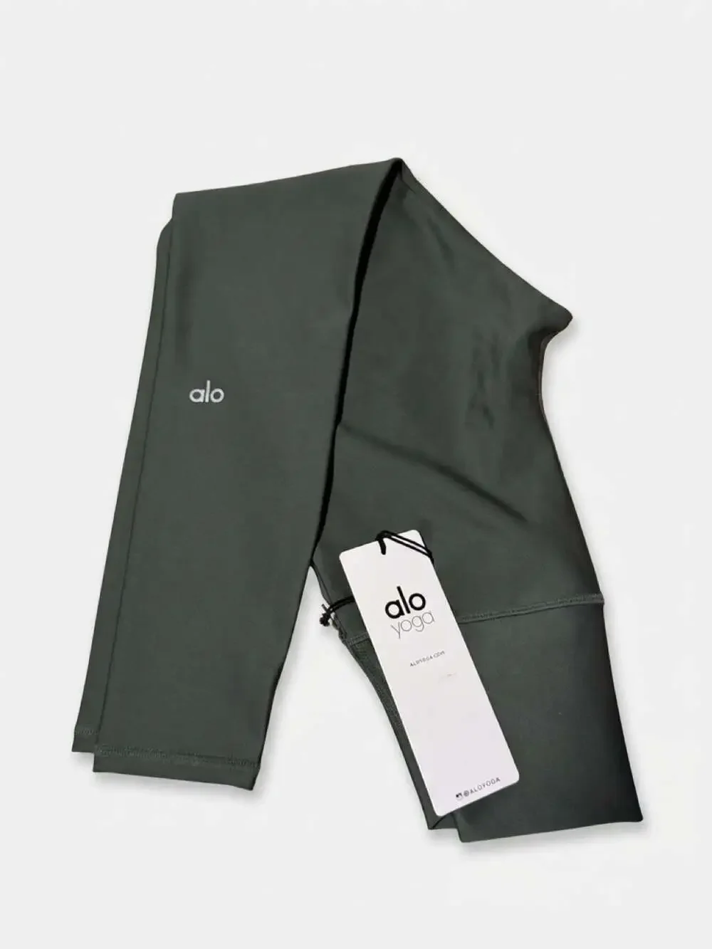 Alo Yoga 7/8 High-Waist Airlift Legging in Dark Cactus, Size XXS